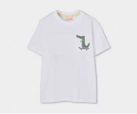 Boboli Cocodrile 813002/1100 - Тениска с къс ръкав, момче, 4-8 г.