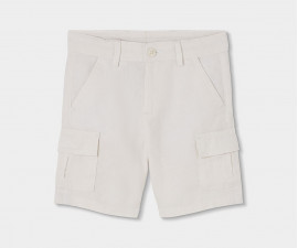 Boboli Cocodrile 813068/1100 - Ленени бермуди, момче, 4-8 г.