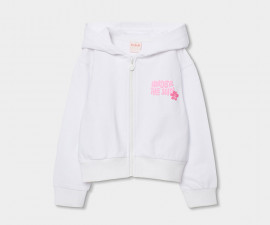 Boboli Summer Vibes 413143/1100 - Суитшърт с качулка и цип, момиче, 2-8 г.