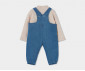 Boboli Enchanted Forest 234010/BLUE - Комплект боди с дълъг ръкав и дънков гащеризон, момче, 6-18 м., ръст: 68-86 см. thumb 2