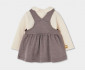 Boboli Sweet Squirrels 154011/7418 - Комплект боди с дълъг ръкав и сукман, момиче, 6-18 м., ръст: 68-86 см. thumb 2