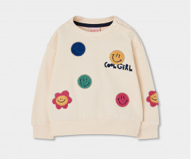 Boboli Good Things 304131/7442 - Суитшърт, момиче, 2-8 г., ръст: 92-128 см.