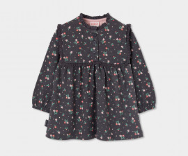 Boboli Preppy Girl 324155/9949 - Рокля с дълъг ръкав интерлок, момиче, 2-8 г., ръст: 92-128 см.