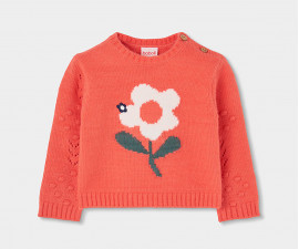 Boboli Tiny Petals 334156/5178 - Пуловер, момиче, 2-8 г., ръст: 92-128 см.