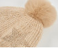 Boboli Basics 494153/GOLD - Плетена шапка с пискюл, момиче, размер: S/48-XL/54 thumb 2