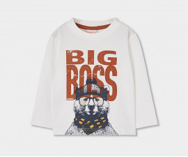 Boboli Bear Patrol 534068/1111 - Тениска с дълъг ръкав, момче, 2-8 г., ръст: 92-128 см.