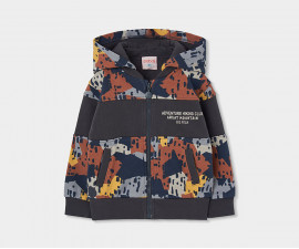 Boboli Bear Patrol 534147/9963 - Суитшърт с качулка и цип, момче, 2-8 г., ръст: 92-128 см.
