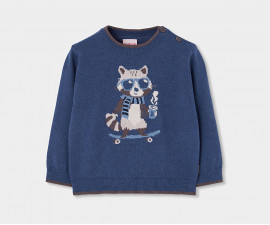 Boboli Urban Racoon 814003/2659 - Пуловер, момче, 2-8 г., ръст: 92-128 см.