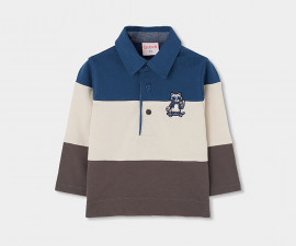 Boboli Urban Racoon 814092/2659 - Поло тениска с дълъг ръкав, момче, 2-8 г., ръст: 92-128 см.