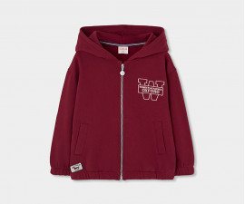 Boboli Wonder Academia 604112/3871 - Суитшърт с качулка и цип, момче, 7-10 г., ръст: 122-140 см.