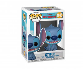 Funko Pop! 065665 - Disney Lilo and Stitch: Stitch (Smiling Seated) #1045 Vinyl Figure