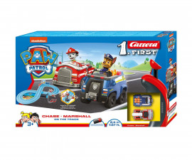 Carrera Slot 1.First 109088: Paw Patrol - Chase & Marshall On the Track 1:50 (20063056)