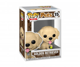 Funko Pop! 109559 - Pets: Pets - Golden Retriever #15 Vinyl Figure