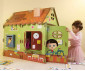 Картонена детска къща за игра Училище XL thumb 4