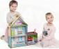 Картонена детска къща за кукли с гараж thumb 5