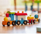 Дървена играчка за бебета влак Мейланд Goki, с магнитно свързване 55864 thumb 3