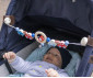 Дървена играчка за бебета декорация за количка с клипсове коли с пътни знаци Goki 65197 thumb 2
