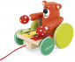 детска дървена играчка за дърпане Janod - Мечка с ксилофон Zigolos thumb 3