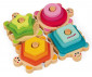 Дървена играчка за бебета низанка костенурки I WOOD Janod J05337 thumb 2