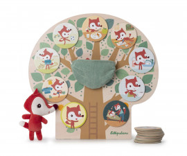 Играчка за бебета и деца Lilliputie - Lilliputie - Магнитно дърво Моят ден 83545