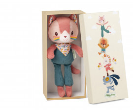 Играчка за бебета и деца Lilliputie - Lilliputie - Плюшена котка Жан 83626