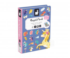 Магнитна книга Janod - Еднорози J02584