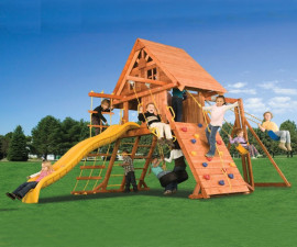 Детски център за игра навън Rainbow Playgrounds America - Kingdom