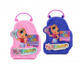 Just Play Hairdorables 23965 - Collectible Doll Color Magic Blow Dry Besties Series 6
