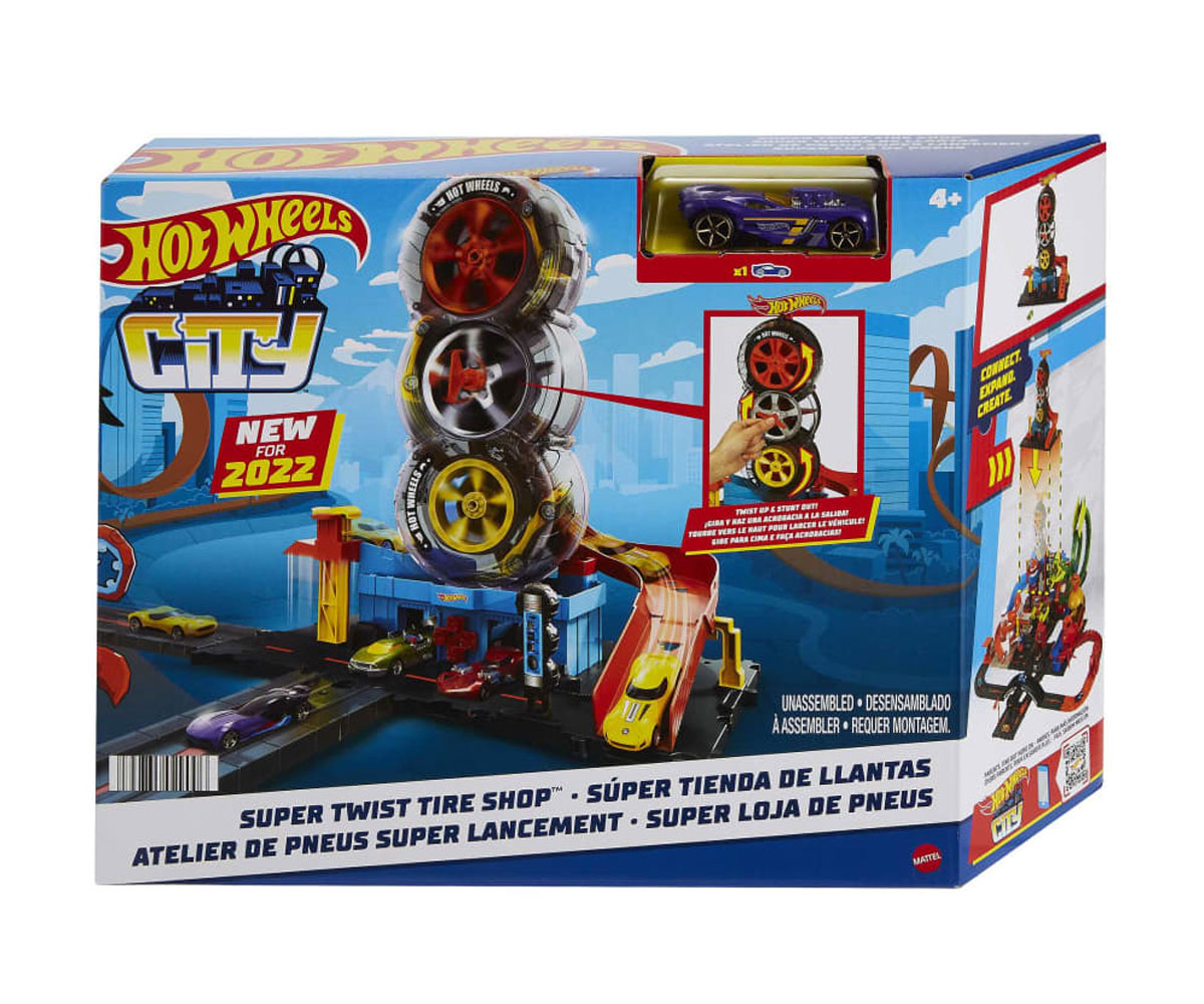 Детска играчка Hot Wheels - Комплект ултра модерен градски магазин